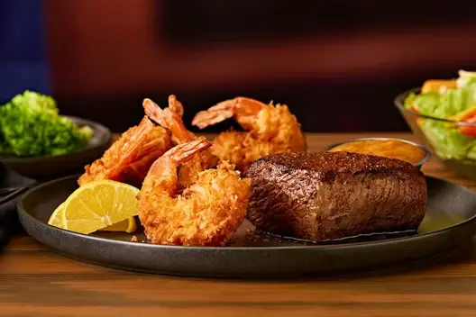 Sirloin Coconut Shrimp