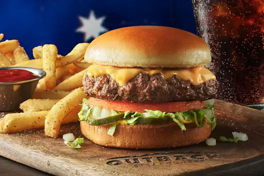 The Half Pound Outbacker Burger
